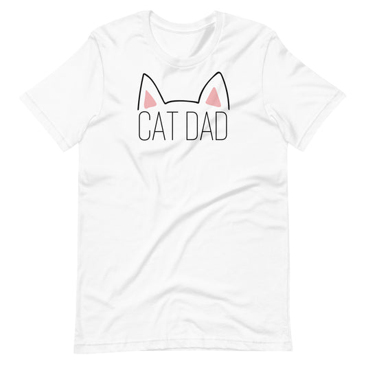 Cat Dad Tee (White)