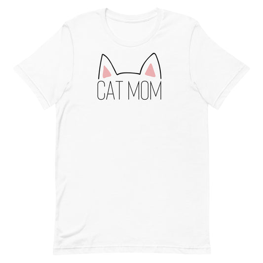 Cat Mom Tee (White)