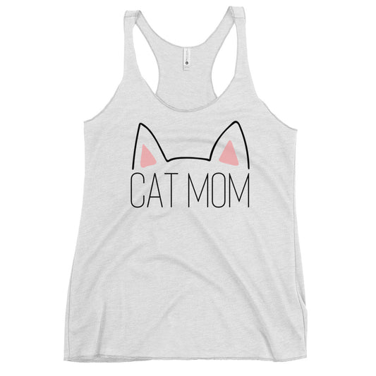Cat Mom Tank (White)